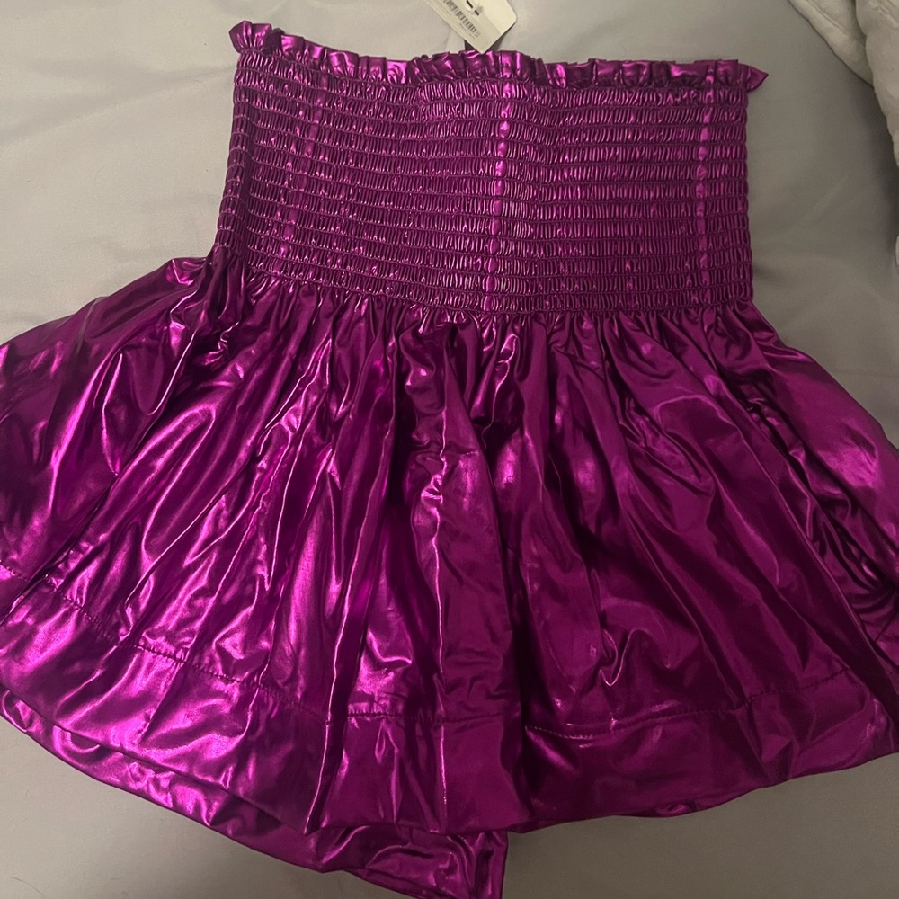 OUEEN OF SPARKLES High Waist Purple Women's Shorts